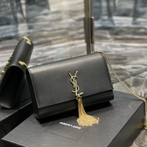 YSL Kate Medium With Tassle In Smooth Leather-24*14.5*5.5CM - Image 8