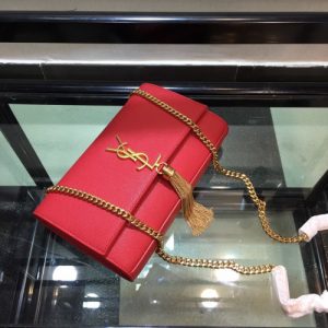 YSL Medium In Grain De Pouder Embossed Leather-24*14.5*5.5CM - Image 3