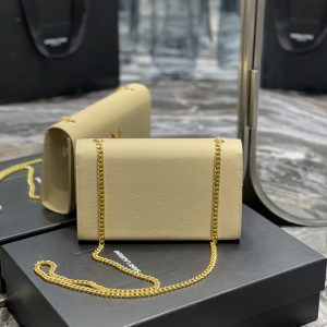 YSL Medium In Grain De Pouder Embossed Leather-24*14.5*5.5CM - Image 4
