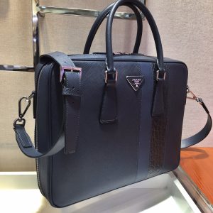 Prada Saffiano Top HandleBag-2VE011D-36*28*6.5CM - Image 8