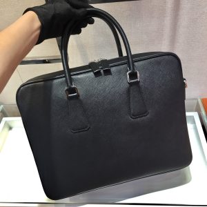 Prada Saffiano Top HandleBag-2VE011D-36*28*6.5CM - Image 5