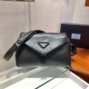 Prada Lambskin Shoulder Bag-1BC165-32*21*12CM - Image 1