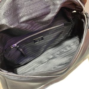 Prada Lambskin Shoulder Bag-1BC165-32*21*12CM - Image 4