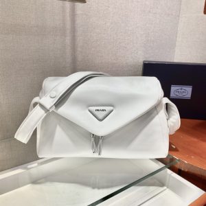 Prada Lambskin Shoulder Bag-1BC165-32*21*12CM - Image 1