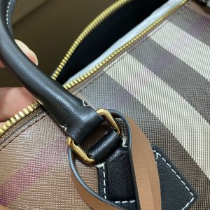 Burberry Bowling Bag-30*15*21CM - Image 4