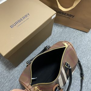 Burberry Bowling Bag-30*15*21CM - Image 6