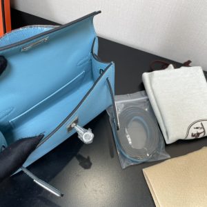 Hermes Kelly-Gold&Silver Hardware-19CM - Image 10