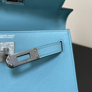 Hermes Kelly-Gold&Silver Hardware-19CM - Image 6
