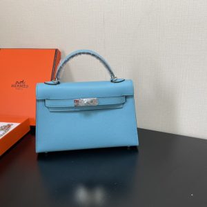 Hermes Kelly-Gold&Silver Hardware-19CM - Image 8
