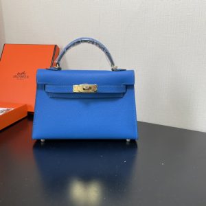 Hermes Kelly-Gold&Silver Hardware-19CM - Image 10