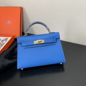 Hermes Kelly-Gold&Silver Hardware-19CM - Image 3