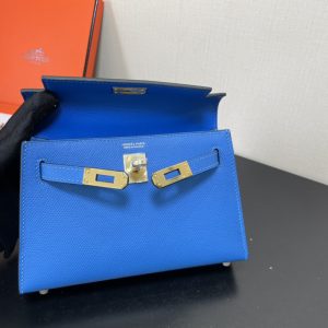 Hermes Kelly-Gold&Silver Hardware-19CM - Image 6