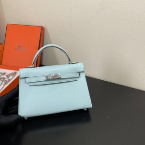 Hermes Kelly-Gold&Silver Hardware-19CM - Image 3