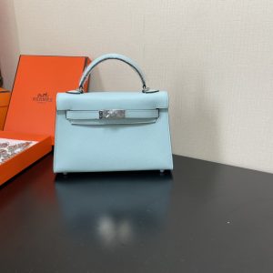 Hermes Kelly-Gold&Silver Hardware-19CM - Image 4