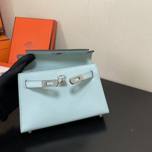 Hermes Kelly-Gold&Silver Hardware-19CM - Image 5