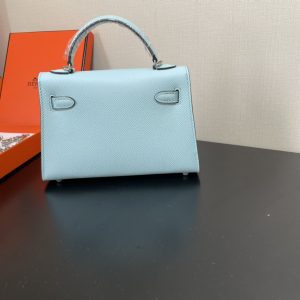 Hermes Kelly-Gold&Silver Hardware-19CM - Image 7