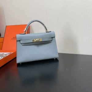 Hermes Kelly-Gold&Silver Hardware-19CM - Image 10