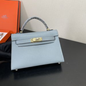 Hermes Kelly-Gold&Silver Hardware-19CM - Image 2