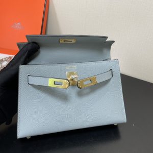 Hermes Kelly-Gold&Silver Hardware-19CM - Image 5