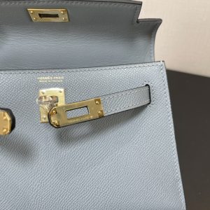 Hermes Kelly-Gold&Silver Hardware-19CM - Image 6
