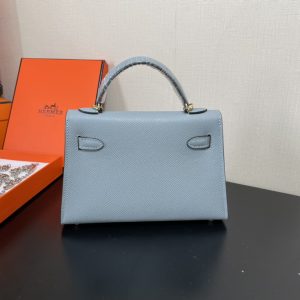 Hermes Kelly-Gold&Silver Hardware-19CM - Image 7