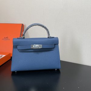 Hermes Kelly-Gold&Silver Hardware-19CM - Image 5