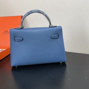 Hermes Kelly-Gold&Silver Hardware-19CM - Image 7