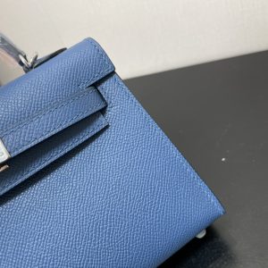 Hermes Kelly-Gold&Silver Hardware-19CM - Image 9