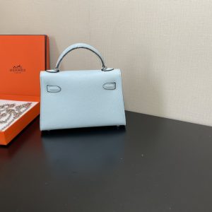 Hermes Kelly-Gold&Silver Hardware-19CM - Image 10