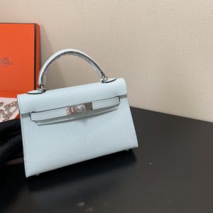 Hermes Kelly-Gold&Silver Hardware-19CM - Image 5