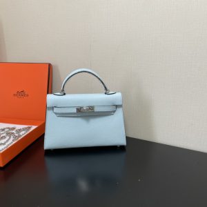 Hermes Kelly-Gold&Silver Hardware-19CM - Image 7