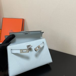 Hermes Kelly-Gold&Silver Hardware-19CM - Image 8
