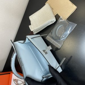 Hermes Kelly-Gold&Silver Hardware-19CM - Image 9