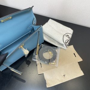 Hermes Kelly-Gold&Silver Hardware-19CM - Image 3