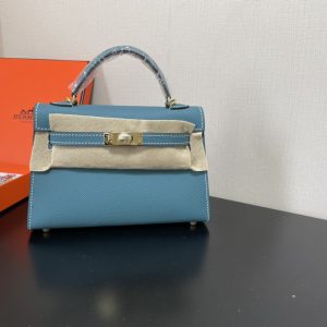 Hermes Kelly-Gold&Silver Hardware-19CM - Image 6