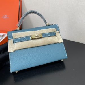 Hermes Kelly-Gold&Silver Hardware-19CM - Image 8