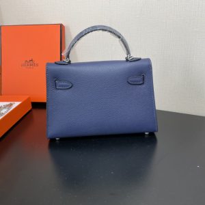 Hermes Kelly-Gold&Silver Hardware-19CM - Image 10