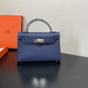 Hermes Kelly-Gold&Silver Hardware-19CM - Image 5