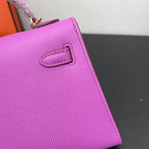 Hermes Kelly-Gold&Silver Hardware-19CM - Image 10