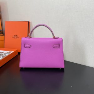 Hermes Kelly-Gold&Silver Hardware-19CM - Image 2