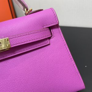 Hermes Kelly-Gold&Silver Hardware-19CM - Image 4