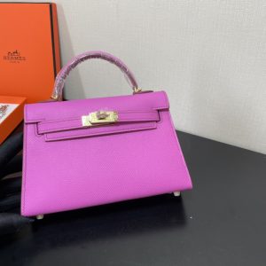 Hermes Kelly-Gold&Silver Hardware-19CM - Image 7