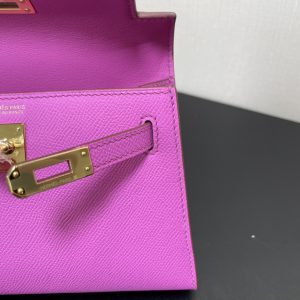 Hermes Kelly-Gold&Silver Hardware-19CM - Image 8