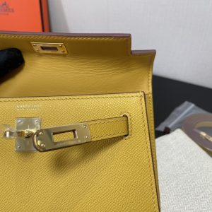 Hermes Kelly-Gold&Silver Hardware-19CM - Image 3