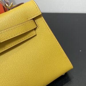 Hermes Kelly-Gold&Silver Hardware-19CM - Image 4