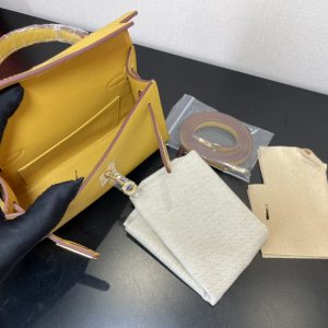 Hermes Kelly-Gold&Silver Hardware-19CM - Image 5