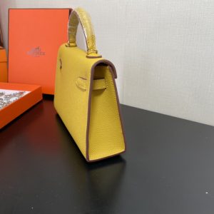 Hermes Kelly-Gold&Silver Hardware-19CM - Image 7