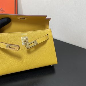 Hermes Kelly-Gold&Silver Hardware-19CM - Image 8