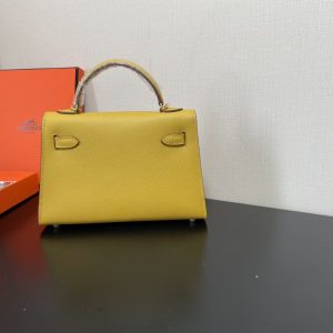 Hermes Kelly-Gold&Silver Hardware-19CM - Image 9