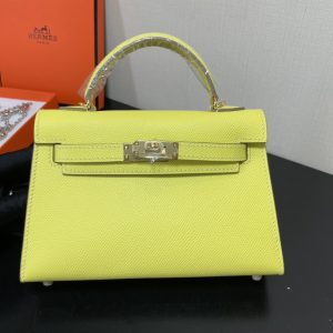 Hermes Kelly-Gold&Silver Hardware-19CM - Image 10